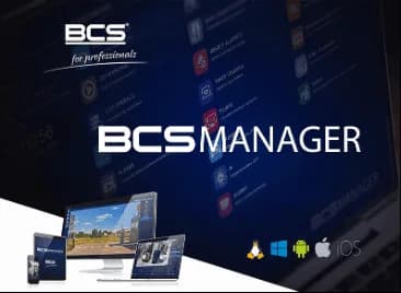 BCS Manager stjórnunarhugbúnaður í tölvu, spjaldtölvu og síma